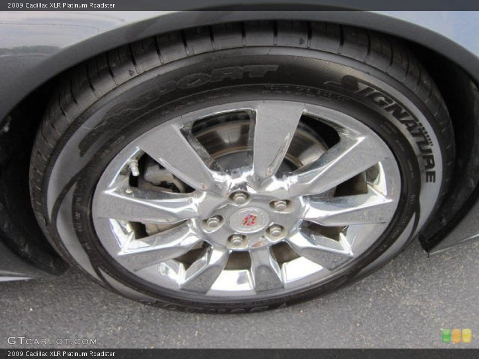 2009 Cadillac XLR Platinum Roadster Wheel and Tire Photo #68774132