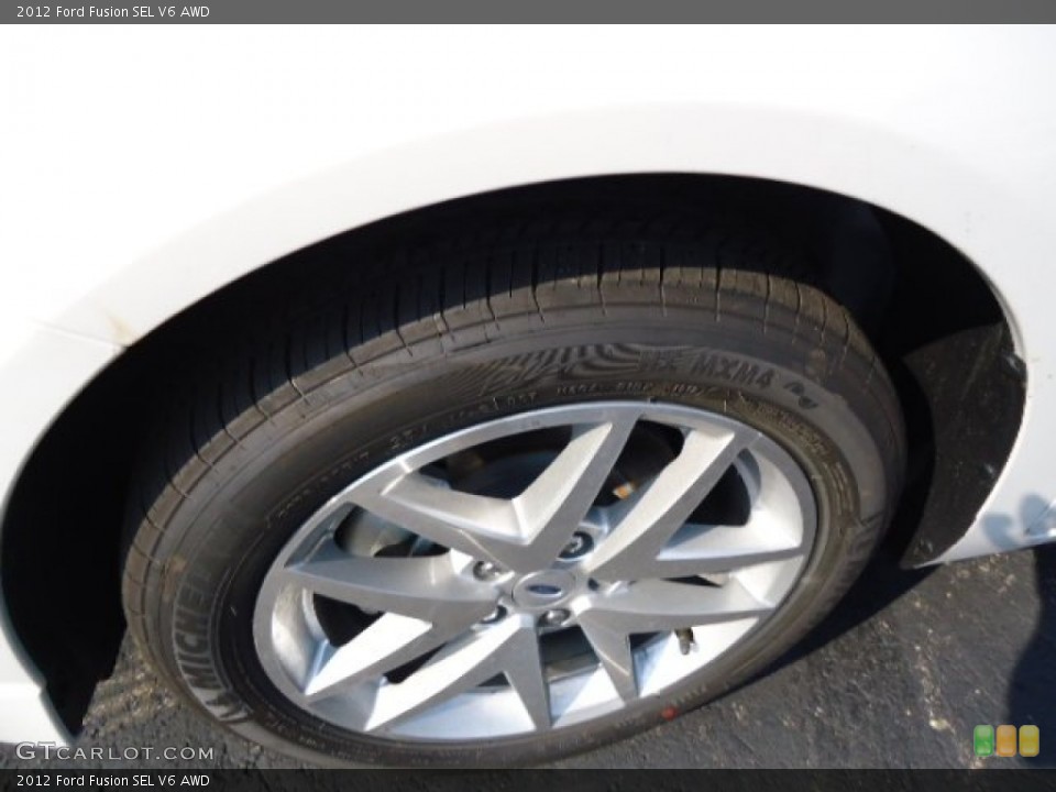 2012 Ford Fusion SEL V6 AWD Wheel and Tire Photo #68775083