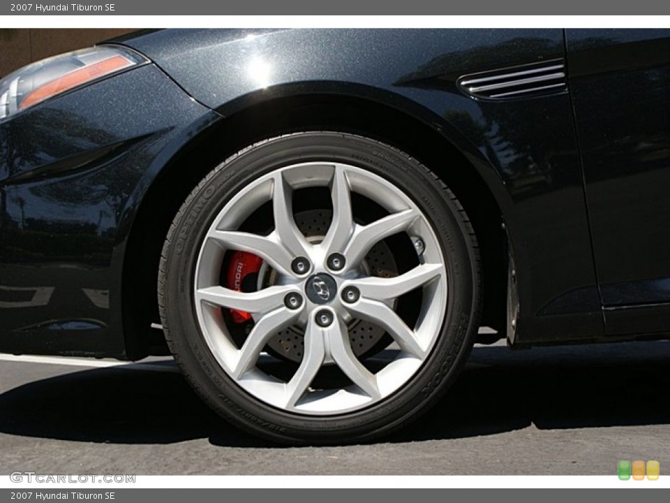 2007 Hyundai Tiburon SE Wheel and Tire Photo #68780165