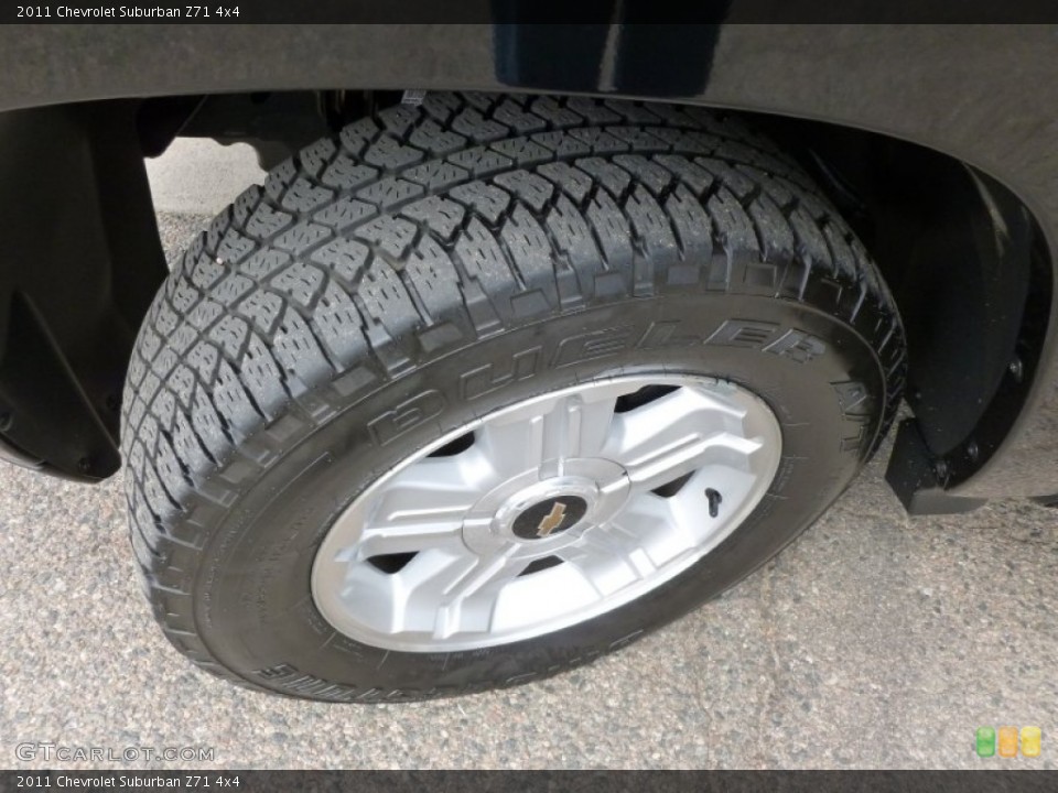 2011 Chevrolet Suburban Z71 4x4 Wheel and Tire Photo #68785235