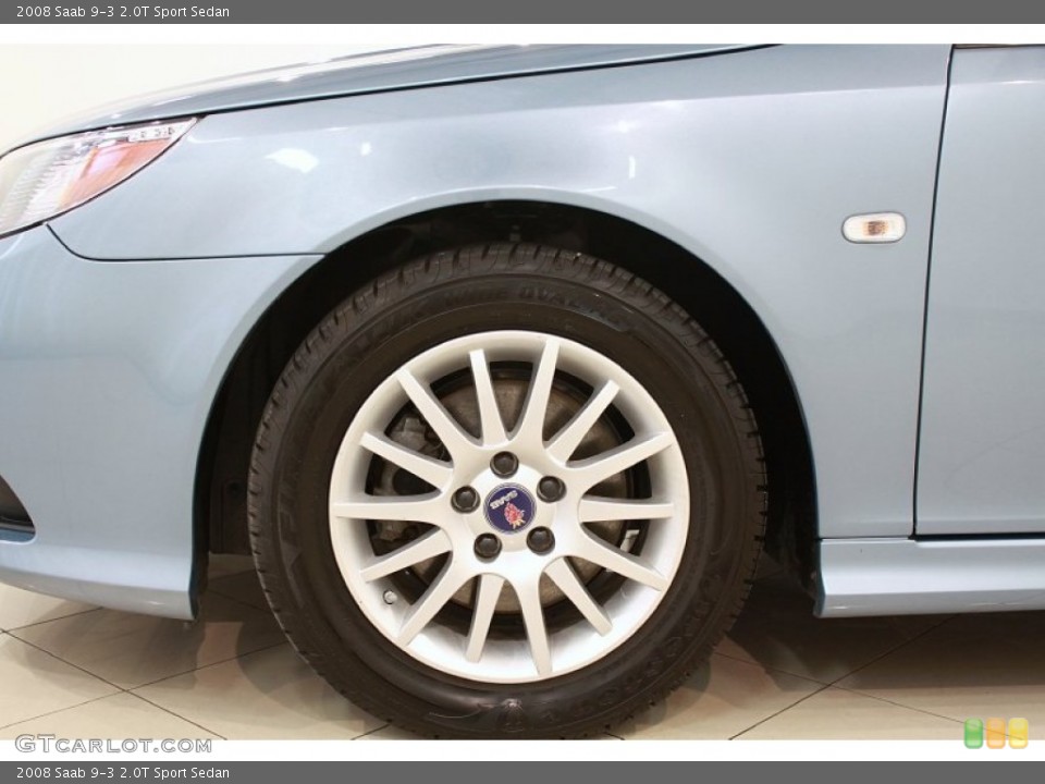 2008 Saab 9-3 2.0T Sport Sedan Wheel and Tire Photo #68787518