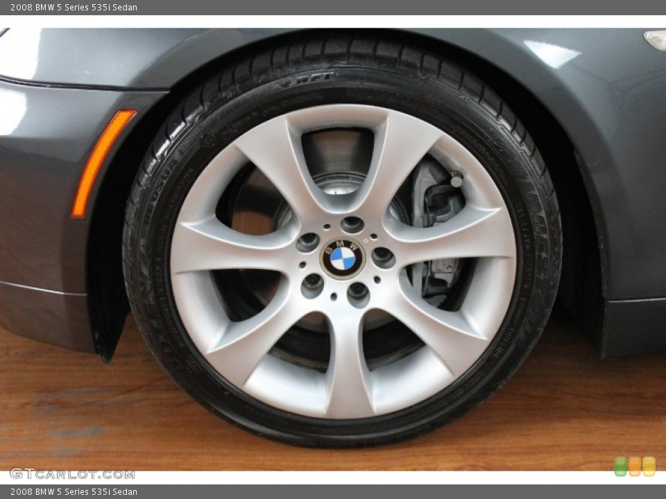 2008 BMW 5 Series 535i Sedan Wheel and Tire Photo #68789702
