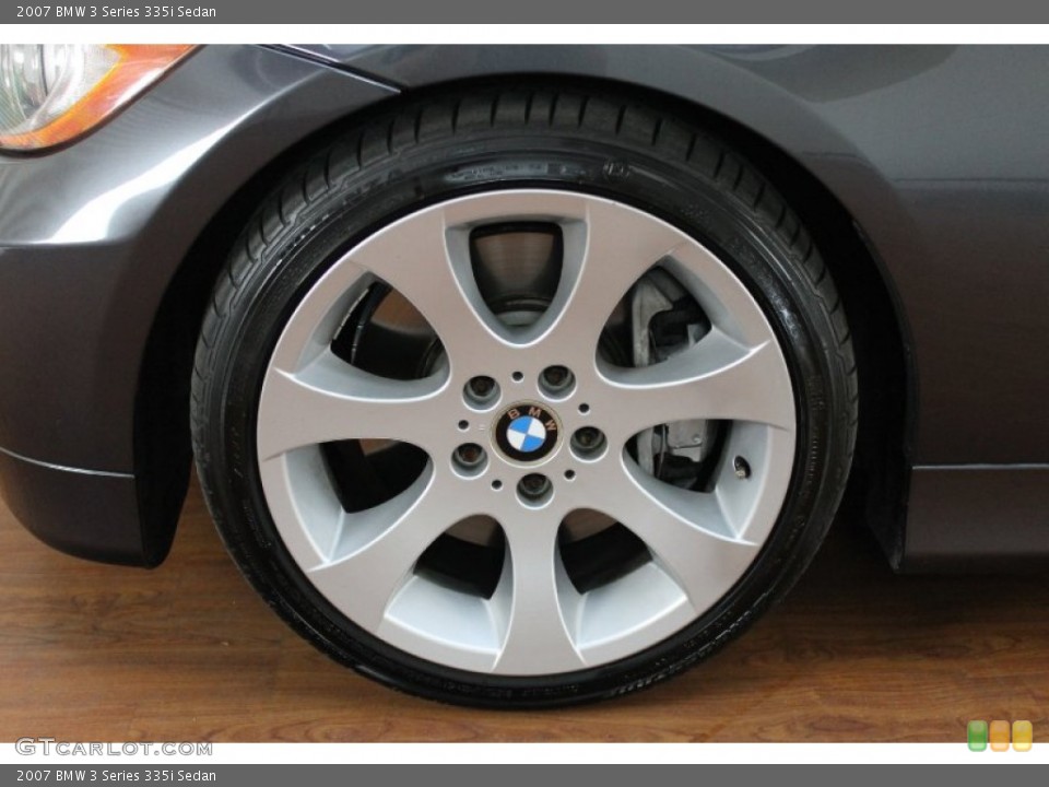 2007 BMW 3 Series 335i Sedan Wheel and Tire Photo #68790038