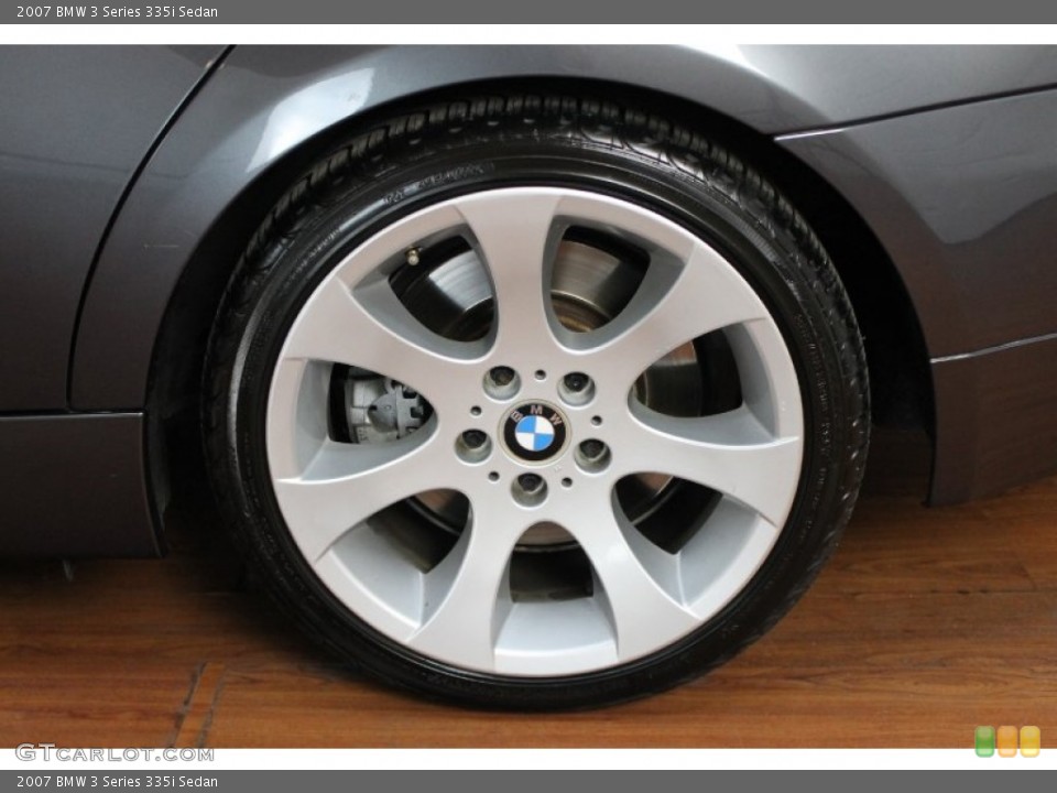 2007 BMW 3 Series 335i Sedan Wheel and Tire Photo #68790047
