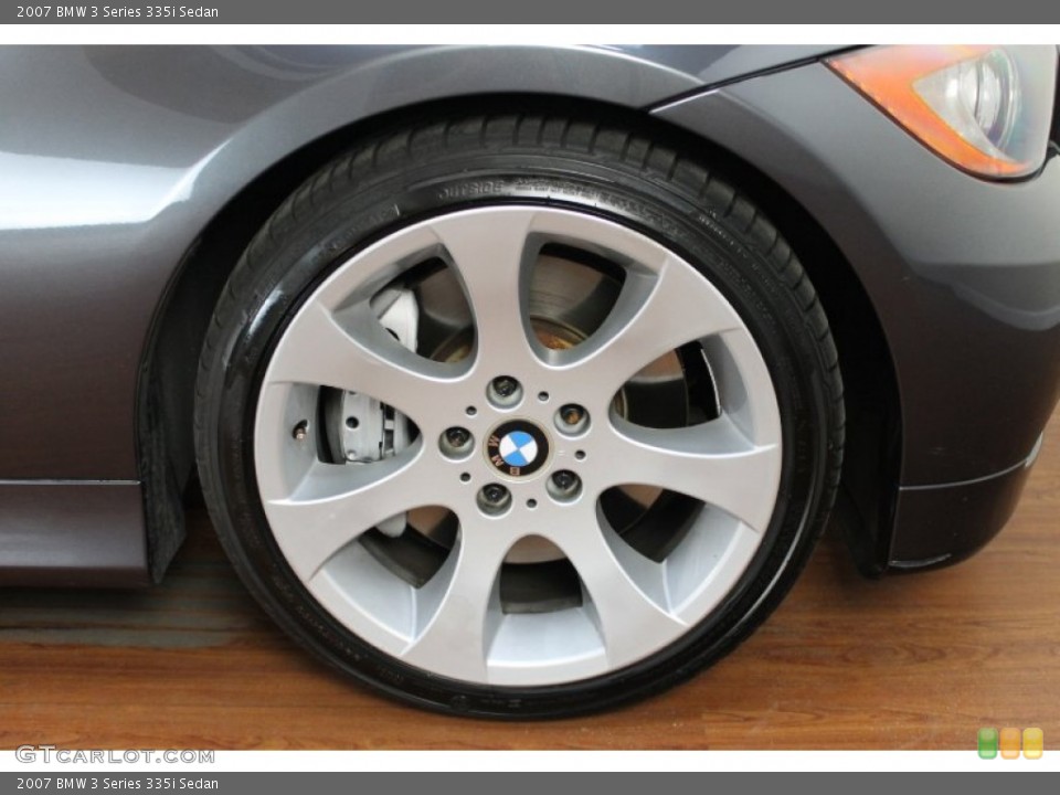 2007 BMW 3 Series 335i Sedan Wheel and Tire Photo #68790053