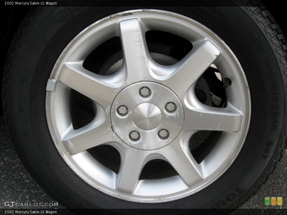 2002 Mercury Sable LS Wagon Wheel and Tire Photo #68793758