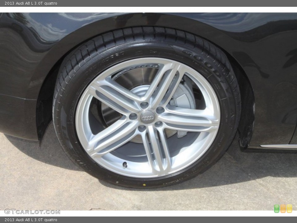 2013 Audi A8 L 3.0T quattro Wheel and Tire Photo #68796243