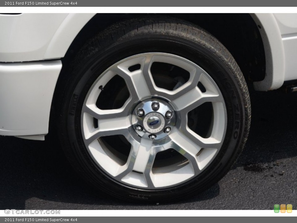 2011 Ford F150 Limited SuperCrew 4x4 Wheel and Tire Photo #68797427