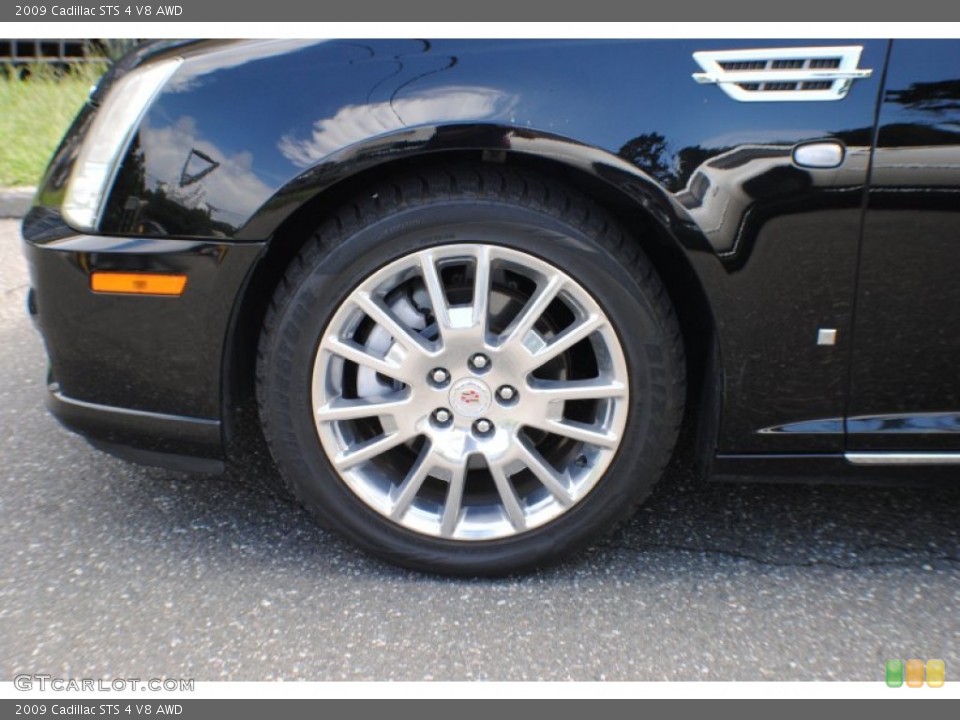 2009 Cadillac STS 4 V8 AWD Wheel and Tire Photo #68800130