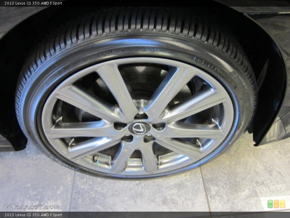 2013 Lexus GS 350 AWD F Sport Wheel and Tire Photo #68803688