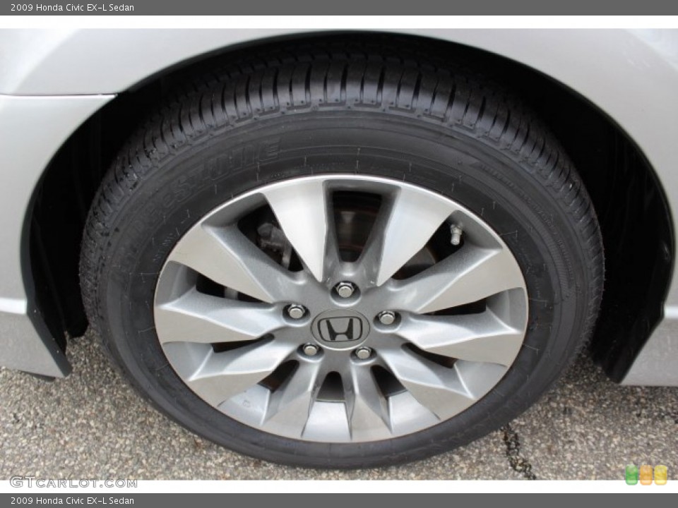 2009 Honda Civic EX-L Sedan Wheel and Tire Photo #68805410