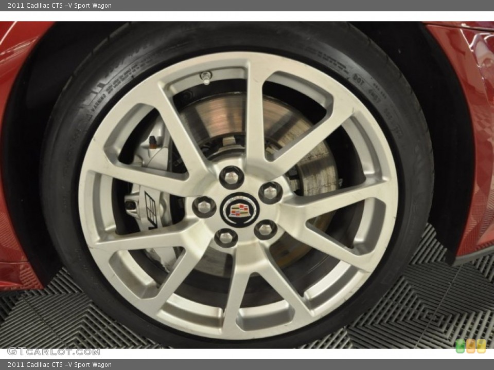 2011 Cadillac CTS -V Sport Wagon Wheel and Tire Photo #68809694