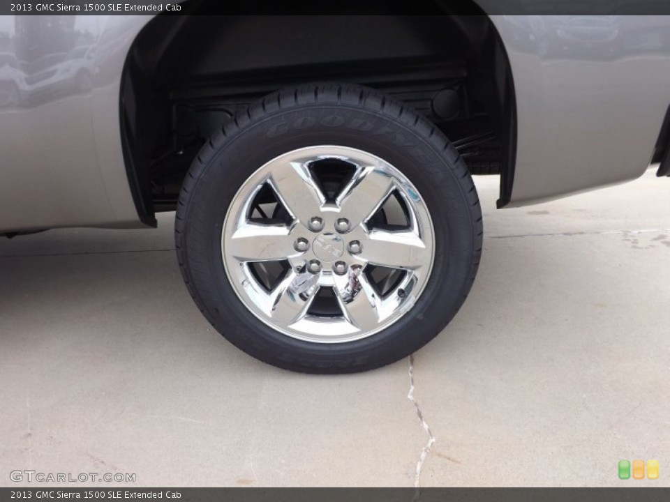 2013 GMC Sierra 1500 SLE Extended Cab Wheel and Tire Photo #68810984