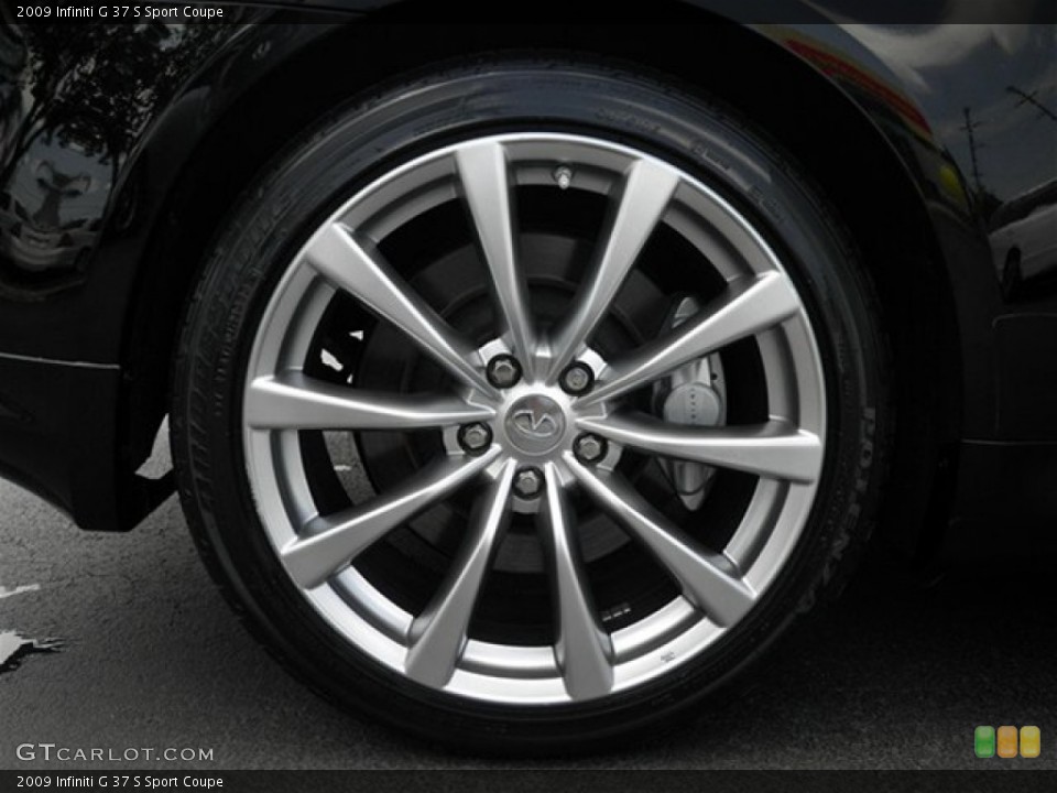 2009 Infiniti G 37 S Sport Coupe Wheel and Tire Photo #68816621