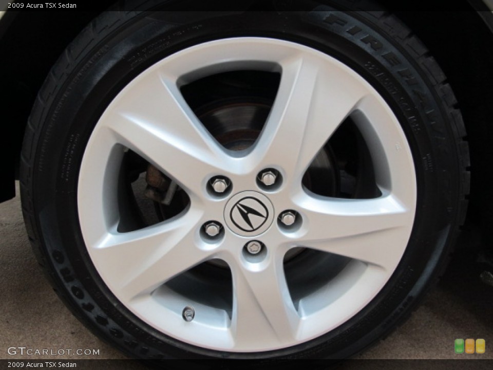 2009 Acura TSX Sedan Wheel and Tire Photo #68817641