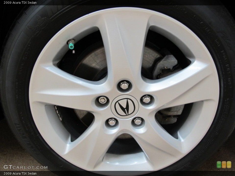2009 Acura TSX Sedan Wheel and Tire Photo #68817650