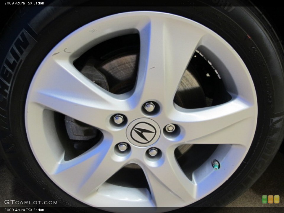 2009 Acura TSX Sedan Wheel and Tire Photo #68817659