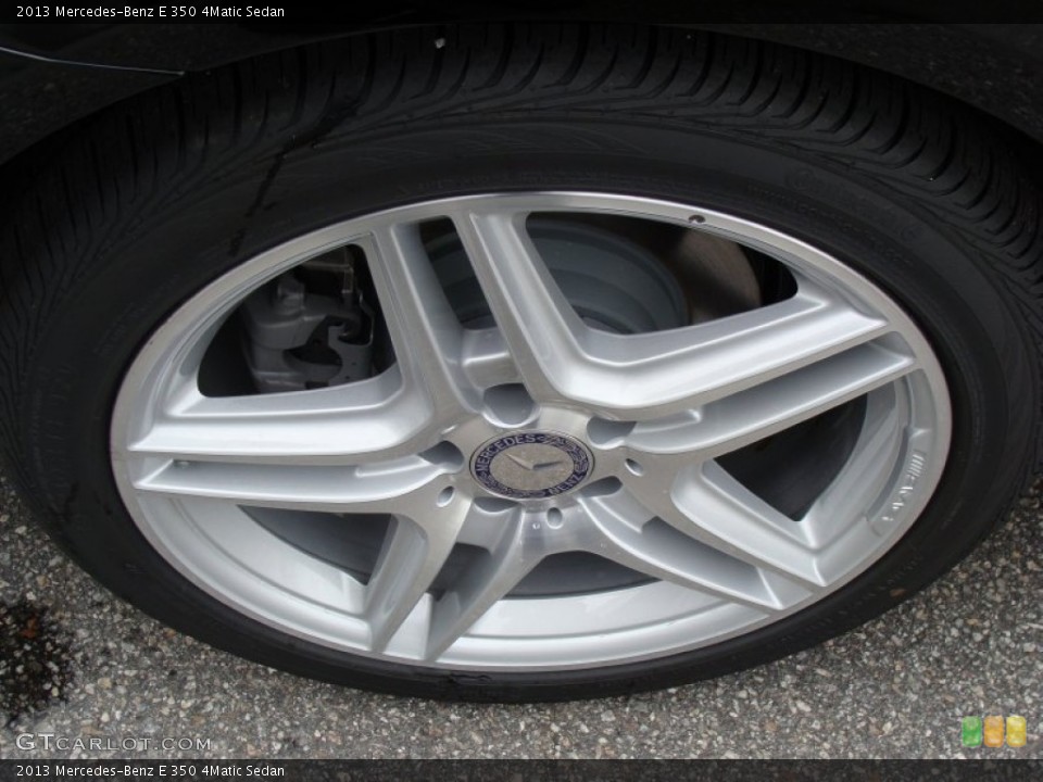 2013 Mercedes-Benz E 350 4Matic Sedan Wheel and Tire Photo #68818493