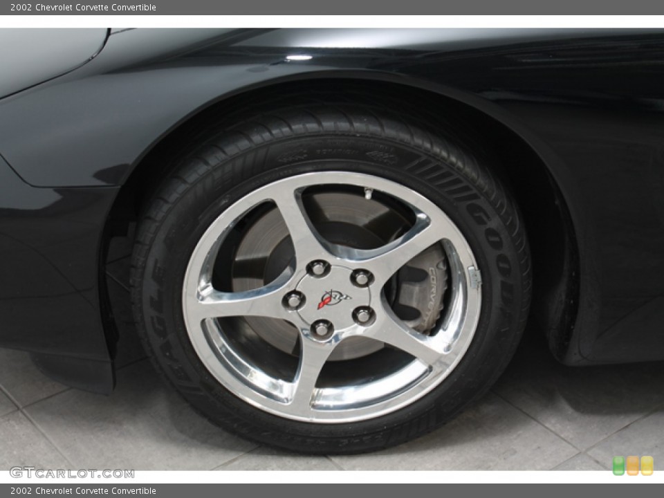 2002 Chevrolet Corvette Convertible Wheel and Tire Photo #68820200