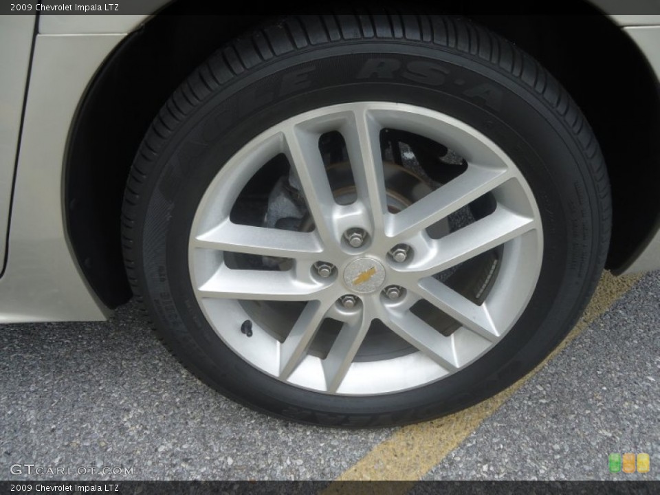 2009 Chevrolet Impala LTZ Wheel and Tire Photo #68821937