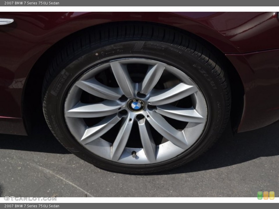 2007 BMW 7 Series 750Li Sedan Wheel and Tire Photo #68821997