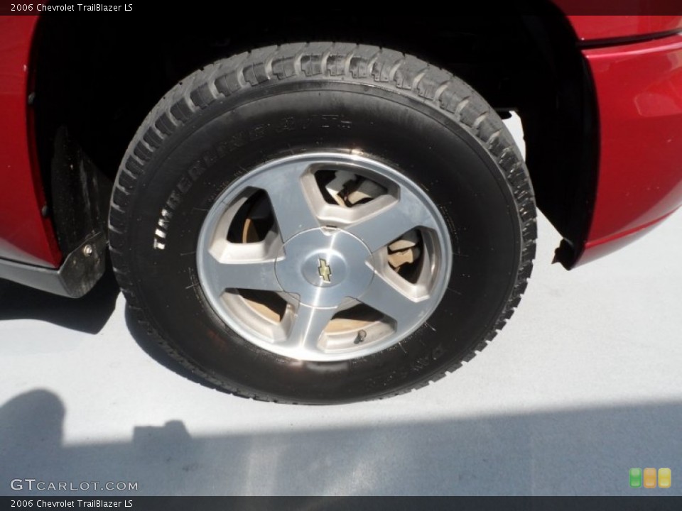 2006 Chevrolet TrailBlazer LS Wheel and Tire Photo #68823125
