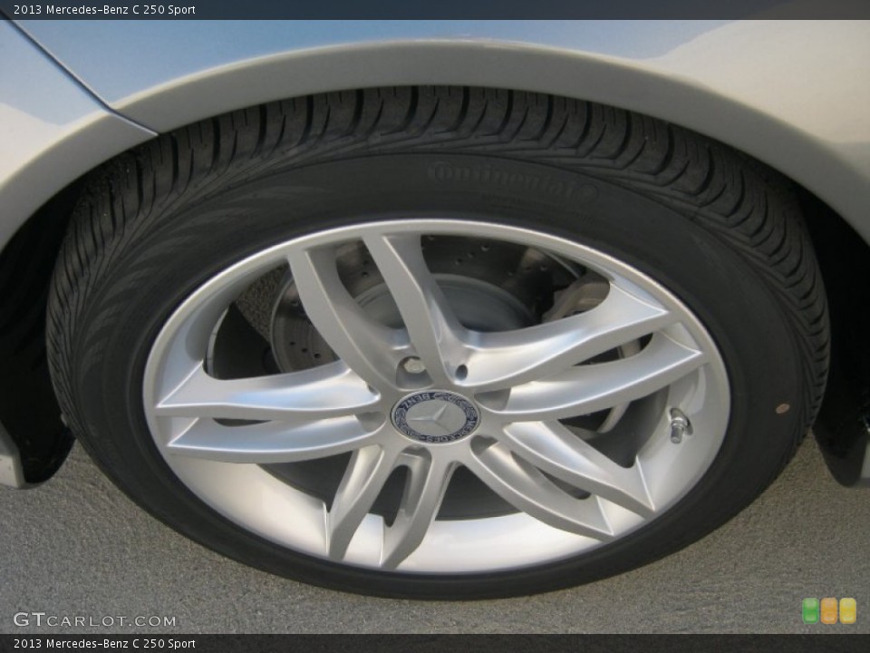 2013 Mercedes-Benz C 250 Sport Wheel and Tire Photo #68830548