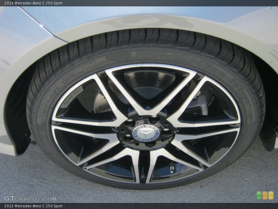 2013 Mercedes-Benz C 250 Sport Wheel and Tire Photo #68830635