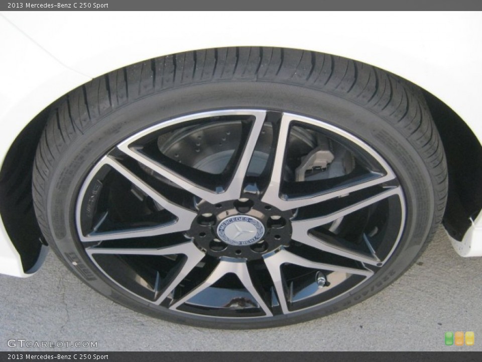 2013 Mercedes-Benz C 250 Sport Wheel and Tire Photo #68830725