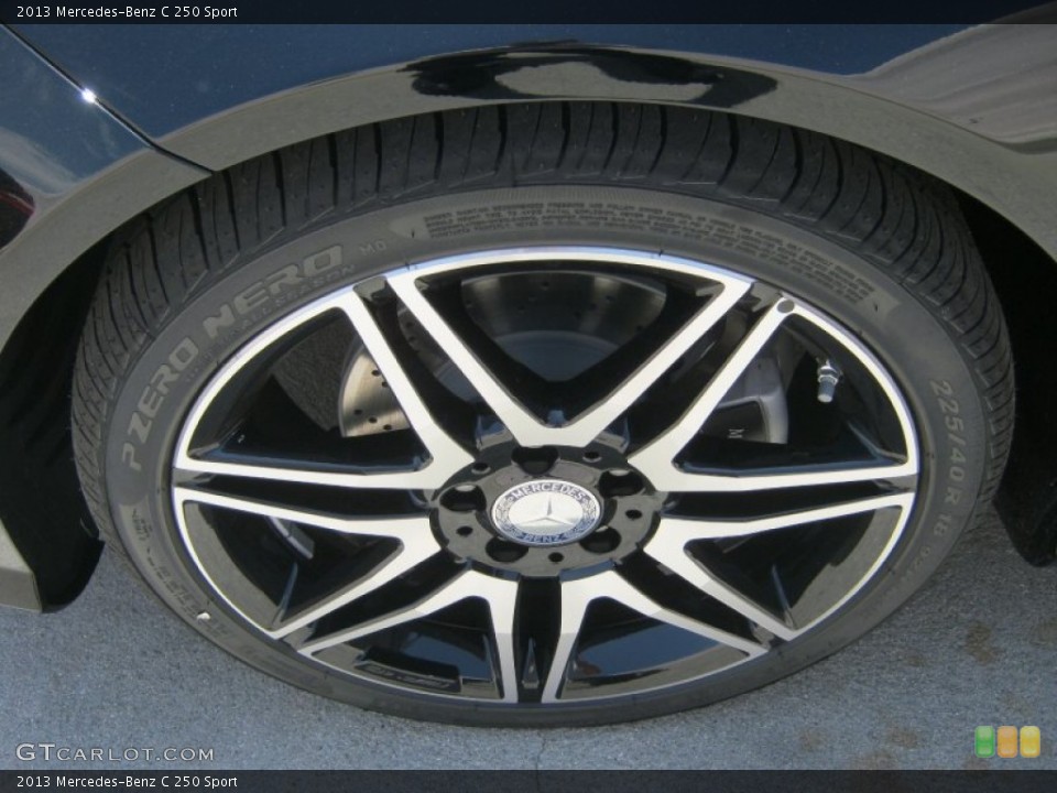 2013 Mercedes-Benz C 250 Sport Wheel and Tire Photo #68830899