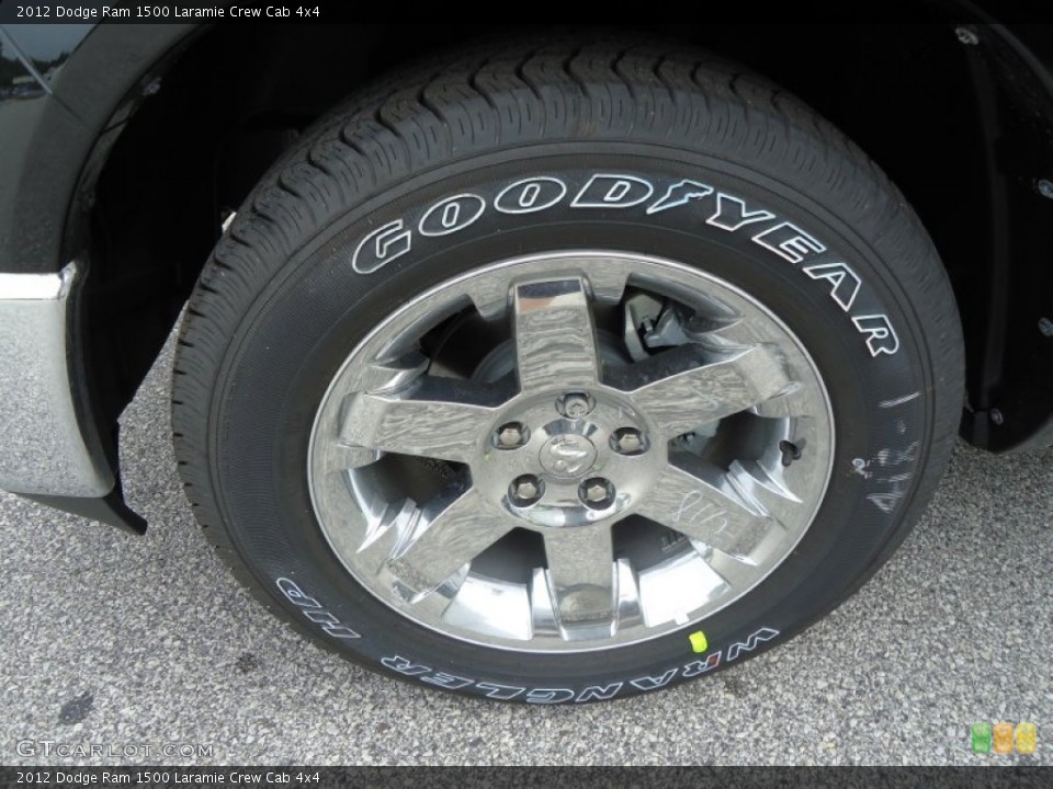 2012 Dodge Ram 1500 Laramie Crew Cab 4x4 Wheel and Tire Photo #68831457