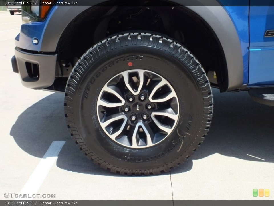 2012 Ford F150 SVT Raptor SuperCrew 4x4 Wheel and Tire Photo #68838270