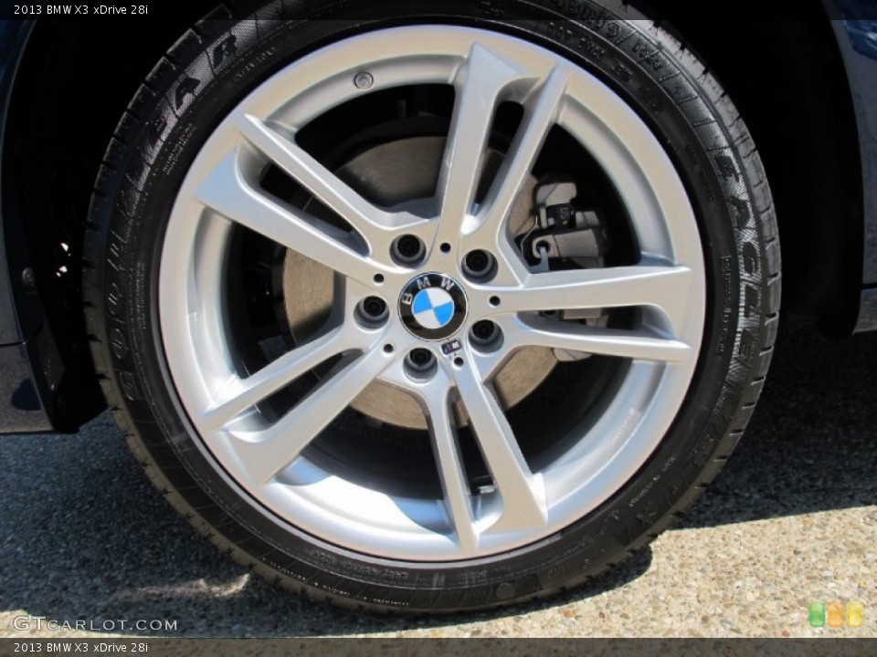 2013 BMW X3 xDrive 28i Wheel and Tire Photo #68846358