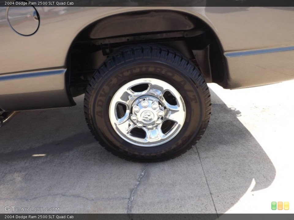 2004 Dodge Ram 2500 SLT Quad Cab Wheel and Tire Photo #68847912