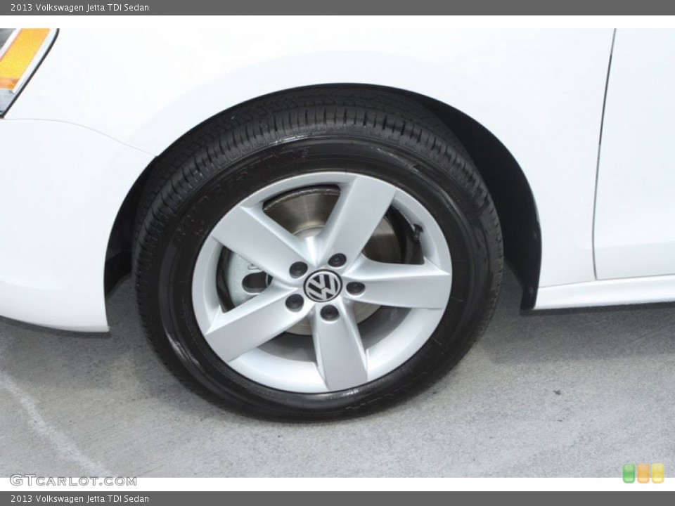 2013 Volkswagen Jetta TDI Sedan Wheel and Tire Photo #68849202
