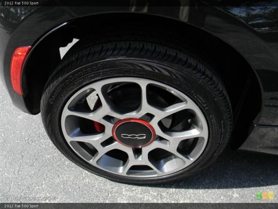 2012 Fiat 500 Sport Wheel and Tire Photo #68851800