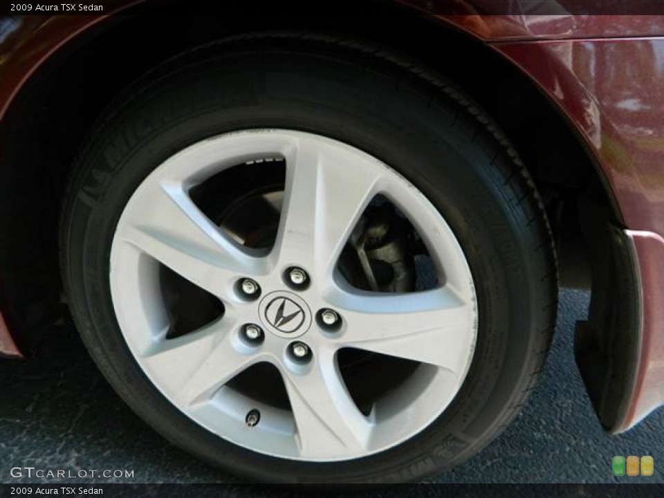 2009 Acura TSX Sedan Wheel and Tire Photo #68852460