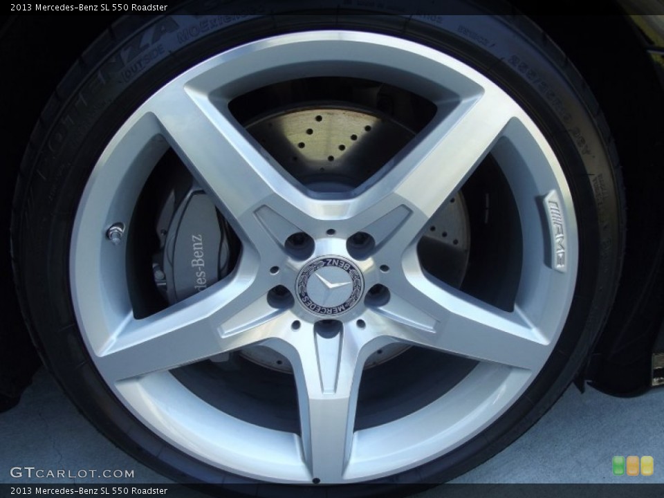 2013 Mercedes-Benz SL 550 Roadster Wheel and Tire Photo #68857704