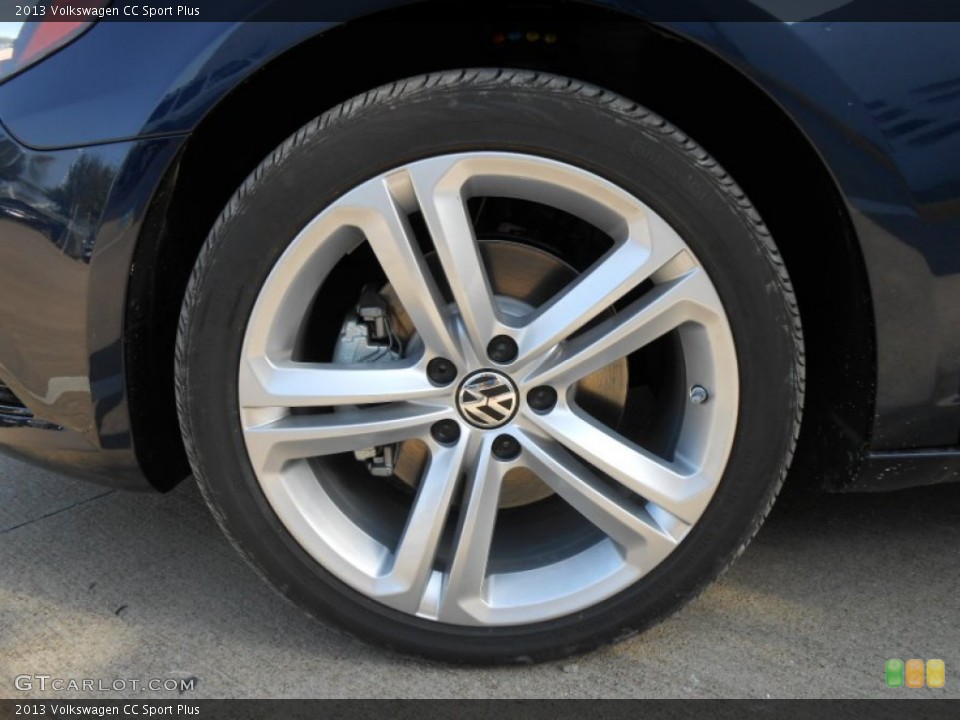2013 Volkswagen CC Sport Plus Wheel and Tire Photo #68862285