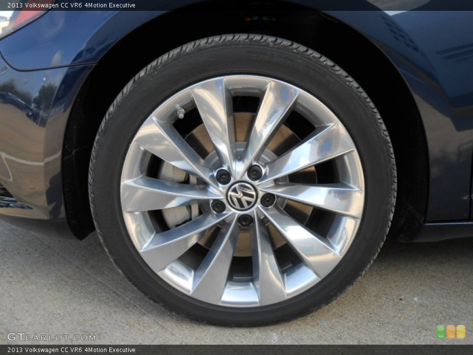2013 Volkswagen CC VR6 4Motion Executive Wheel and Tire Photo #68862513