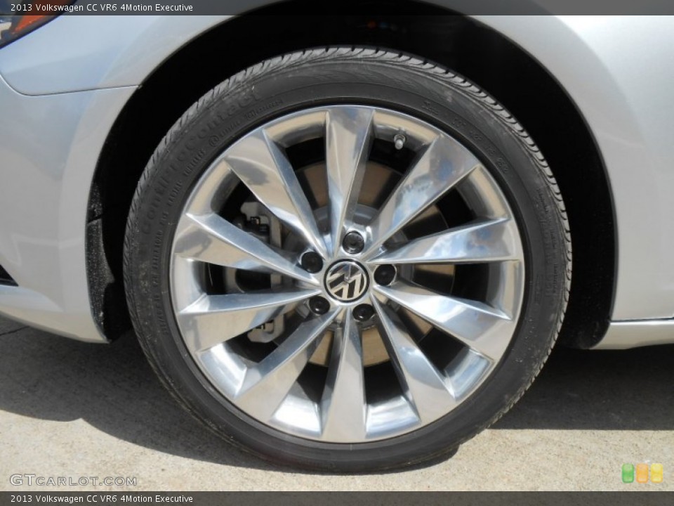 2013 Volkswagen CC VR6 4Motion Executive Wheel and Tire Photo #68863092