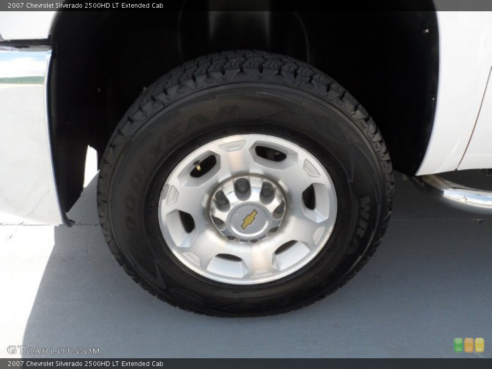 2007 Chevrolet Silverado 2500HD LT Extended Cab Wheel and Tire Photo #68864103