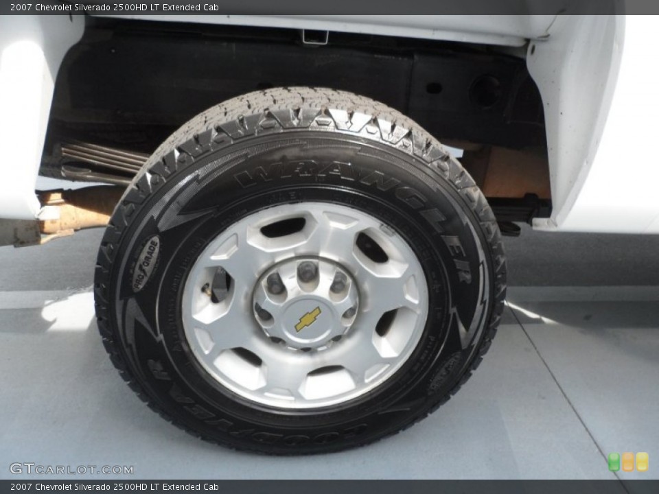 2007 Chevrolet Silverado 2500HD LT Extended Cab Wheel and Tire Photo #68864127