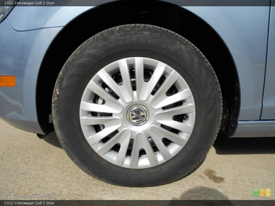 2012 Volkswagen Golf 2 Door Wheel and Tire Photo #68866752