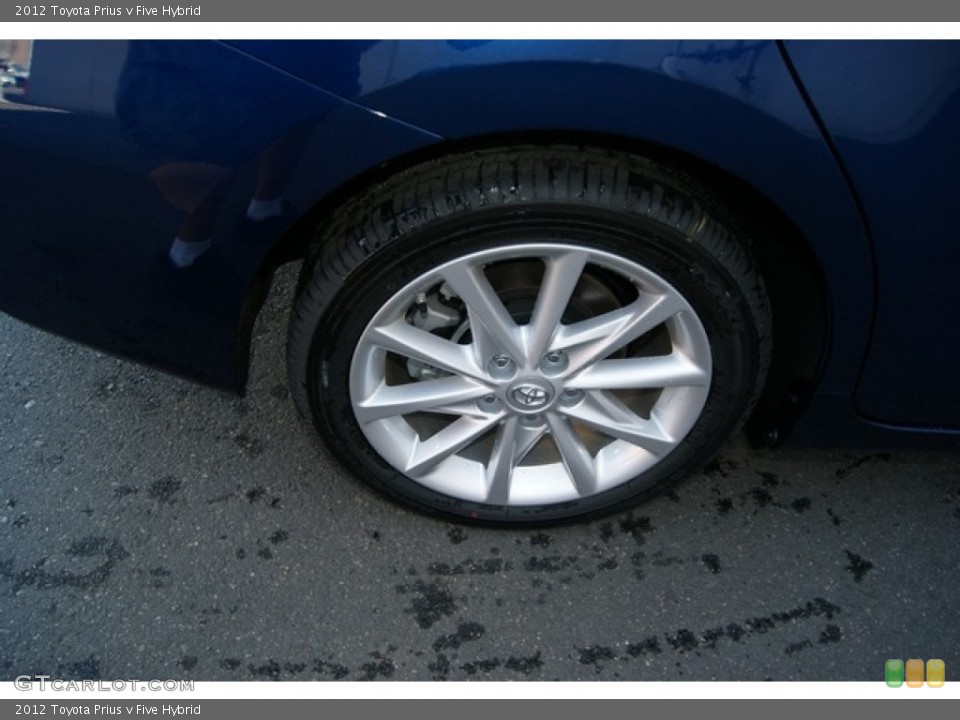 2012 Toyota Prius v Five Hybrid Wheel and Tire Photo #68874585