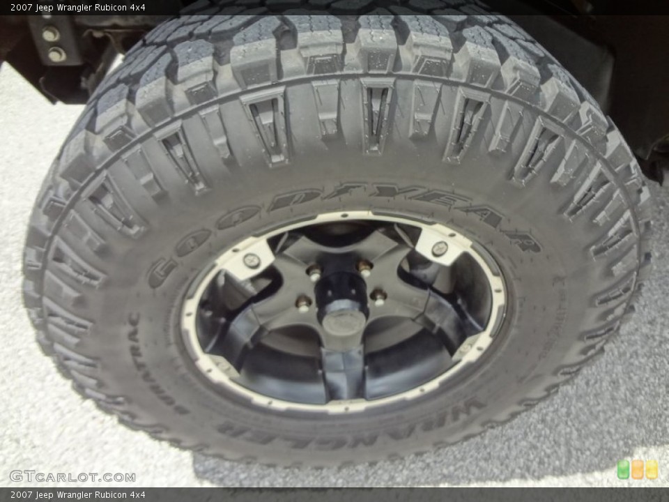 2007 Jeep Wrangler Custom Wheel and Tire Photo #68880726