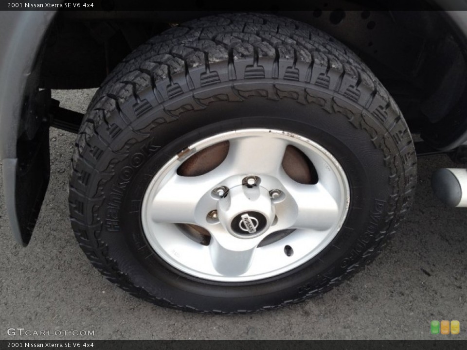 2001 Nissan Xterra SE V6 4x4 Wheel and Tire Photo #68891229