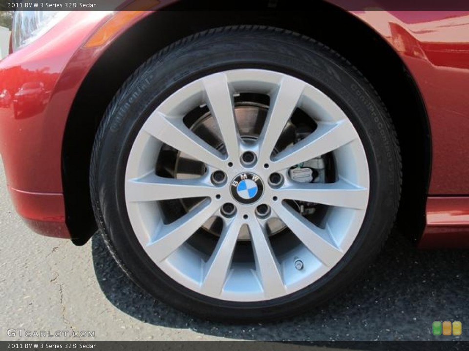 2011 BMW 3 Series 328i Sedan Wheel and Tire Photo #68891895