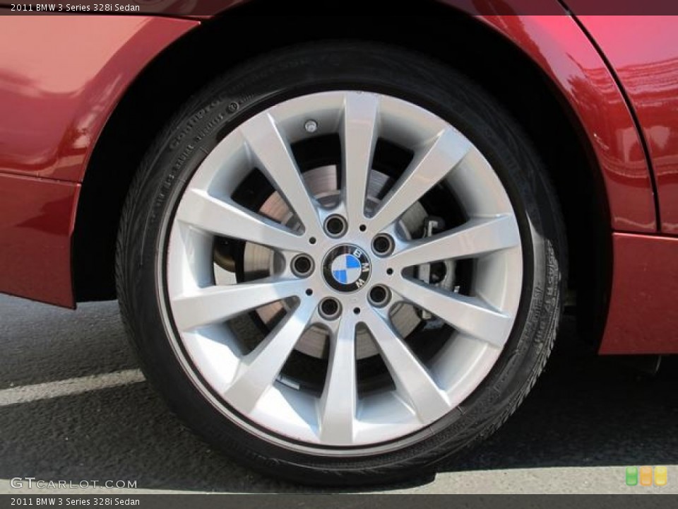 2011 BMW 3 Series 328i Sedan Wheel and Tire Photo #68891913
