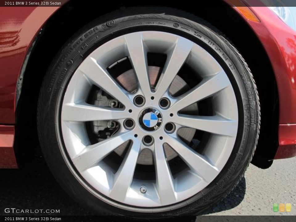 2011 BMW 3 Series 328i Sedan Wheel and Tire Photo #68891922